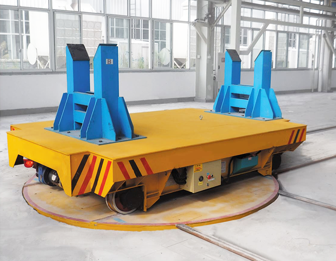 軌道轉(zhuǎn)盤平臺(tái)車